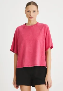 Medicine tricou din bumbac culoarea roz imagine
