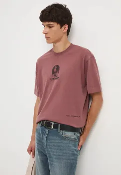 Medicine tricou din bumbac culoarea roz, cu imprimeu imagine