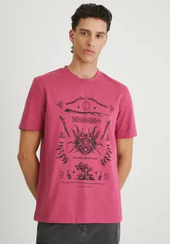 Medicine tricou din bumbac culoarea roz, cu imprimeu imagine