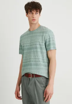 Medicine tricou din bumbac culoarea turcoaz, modelator imagine