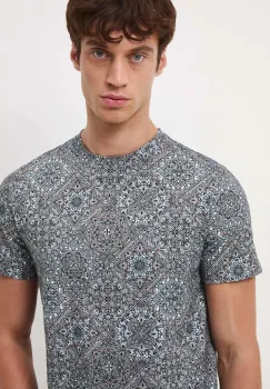 Medicine tricou din bumbac culoarea turcoaz, modelator imagine