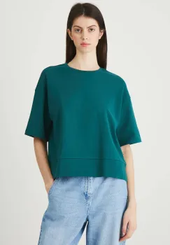 Medicine tricou din bumbac culoarea verde imagine