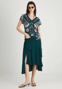 Medicine tricou din bumbac culoarea verde imagine