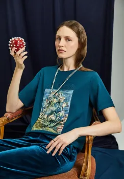 Medicine tricou din bumbac culoarea verde imagine