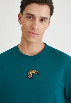 Medicine tricou din bumbac culoarea verde, cu imprimeu imagine