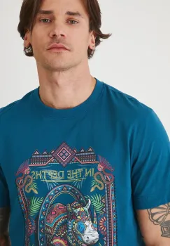 Medicine tricou din bumbac culoarea verde, cu imprimeu imagine
