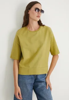 Medicine tricou din bumbac culoarea verde imagine