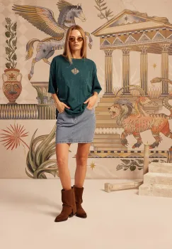Medicine tricou din bumbac culoarea verde imagine