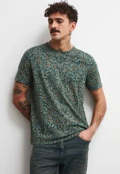 Medicine tricou din bumbac culoarea verde, modelator imagine