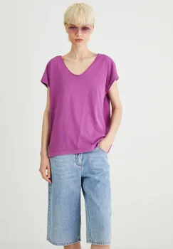 Medicine tricou din bumbac culoarea violet imagine
