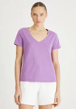 Medicine tricou din bumbac culoarea violet imagine