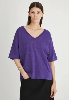 Medicine tricou din bumbac culoarea violet imagine