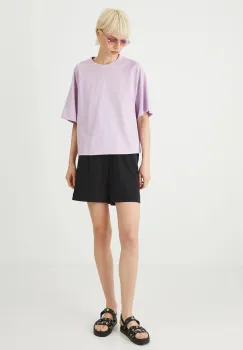 Medicine tricou din bumbac culoarea violet imagine