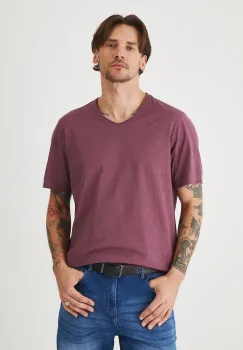 Medicine tricou din bumbac culoarea violet, neted imagine