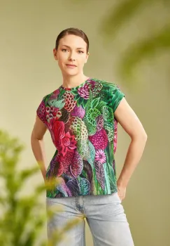 Medicine tricou din bumbac femei imagine