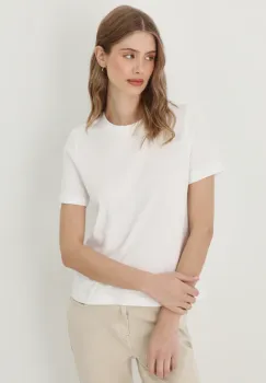 Medicine tricou din bumbac femei, culoarea alb imagine