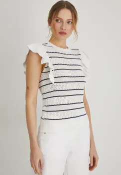Medicine tricou din bumbac femei, culoarea bej imagine
