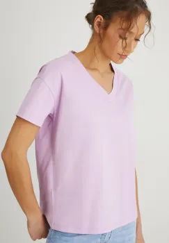 Medicine tricou din bumbac femei, culoarea violet imagine