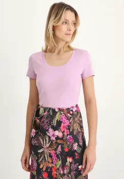 Medicine tricou din bumbac femei, culoarea violet imagine