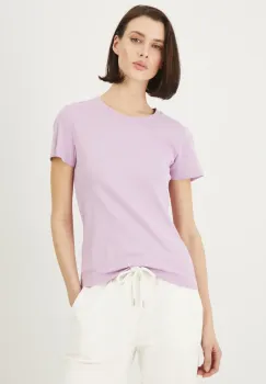 Medicine tricou din bumbac femei, culoarea violet imagine