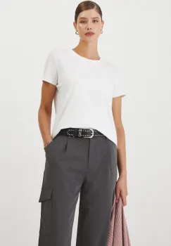 Medicine tricou femei, culoarea alb imagine