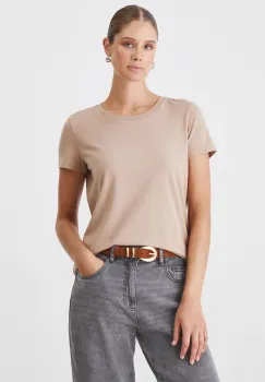 Medicine tricou femei, culoarea bej imagine