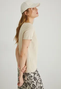 Medicine tricou femei, culoarea bej imagine