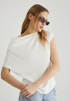 Medicine tricou femei, culoarea bej imagine