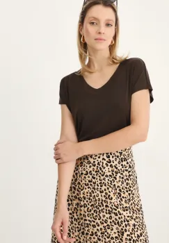 Medicine tricou femei, culoarea maro imagine