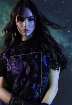 Medicine tricou femei, culoarea negru imagine