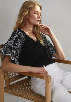 Medicine tricou femei, culoarea negru imagine