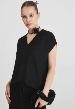 Medicine tricou femei, culoarea negru imagine