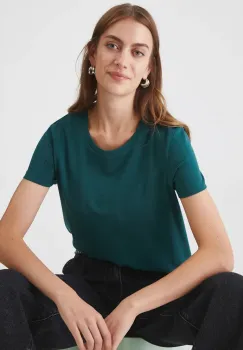 Medicine tricou femei, culoarea verde imagine