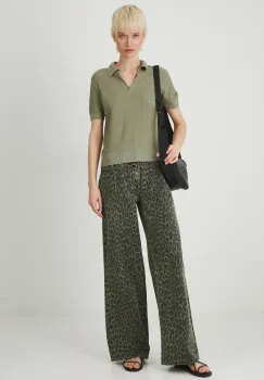 Medicine tricou femei, culoarea verde imagine