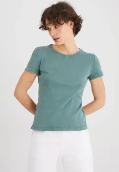 Medicine tricou femei, culoarea verde imagine