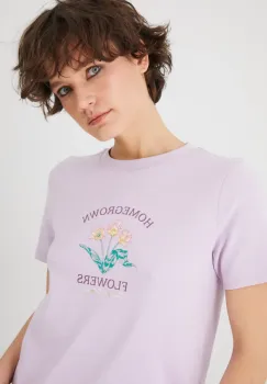 Medicine tricou femei, culoarea violet imagine