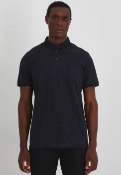 Medicine tricou polo barbati, culoarea albastru marin imagine