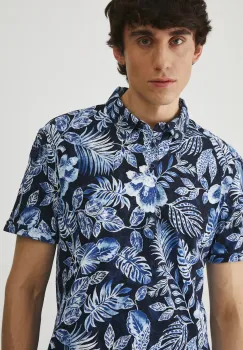 Medicine tricou polo barbati, culoarea albastru marin, modelator imagine