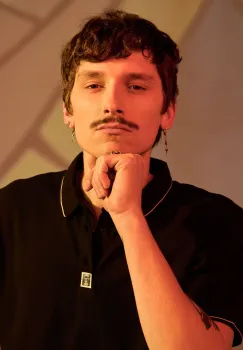 Medicine tricou polo barbati, culoarea negru, cu imprimeu imagine