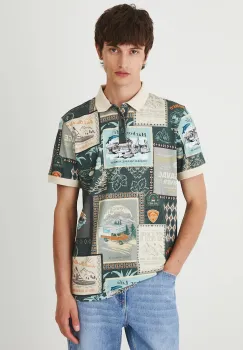 Medicine tricou polo cu imprimeu imagine