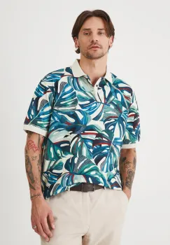 Medicine tricou polo culoarea bej, modelator imagine