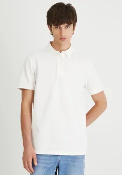 Medicine tricou polo culoarea bej, uni imagine