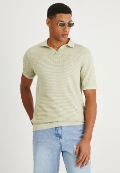 Medicine tricou polo culoarea verde, neted imagine