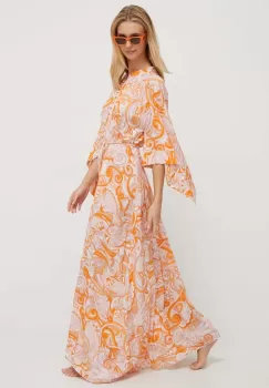 Melissa Odabash rochie de plaja culoarea portocaliu imagine