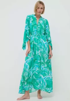 Melissa Odabash rochie de plaja culoarea verde imagine