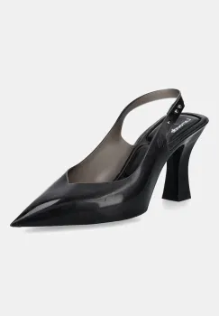 Melissa pantofi cu toc MELISSA SLINGBACK HEEL + LARROUDE culoarea negru, M 33606 imagine