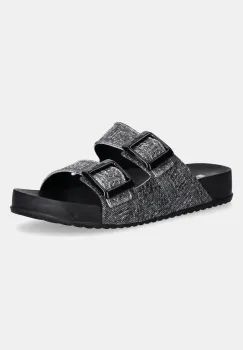 Melissa papuci COZY M LOVER SLIDE DENIM femei, culoarea negru, M 36146 imagine