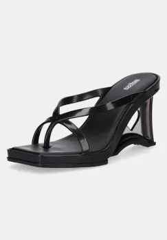 Melissa papuci GLASS HEEL AD femei, culoarea negru, toc pana, M 35801 AW696 imagine
