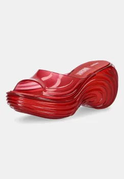 Melissa papuci MELISSA PLATFORM DIESEL AD culoarea rosu, cu platforma, M 36152 imagine