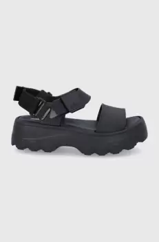 Melissa sandale femei, culoarea negru, cu platforma imagine